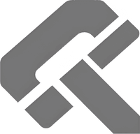 Минималистичный абстрактный логотип компании Автопоиск Спб в серых тонах на белом фоне