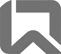 Минималистичный абстрактный логотип компании Автопоиск Спб в серых тонах на белом фоне